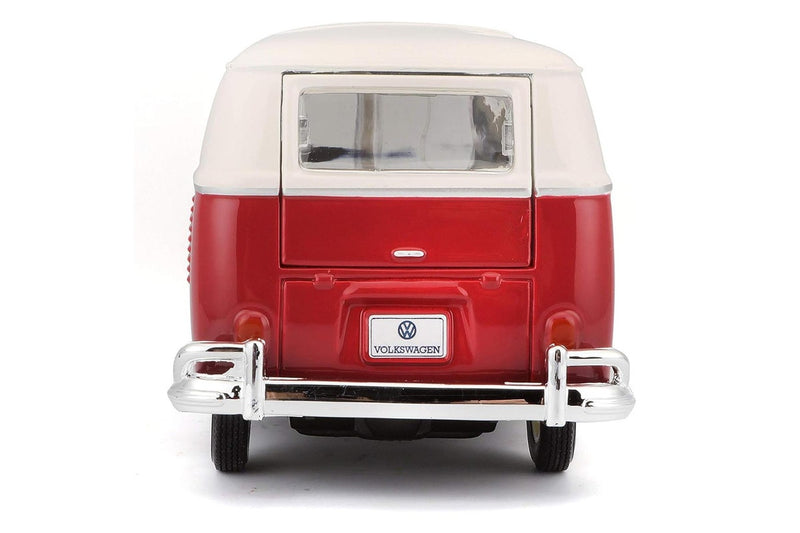 Maisto 1:24 1956 Volkswagen Van "Samba" Model Car Kids Childrens Toy Red 3y+