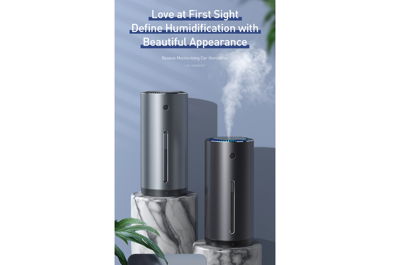 Car Air Humidifier 300Ml With Led Light Auto Home Office Purifier Humidifiers