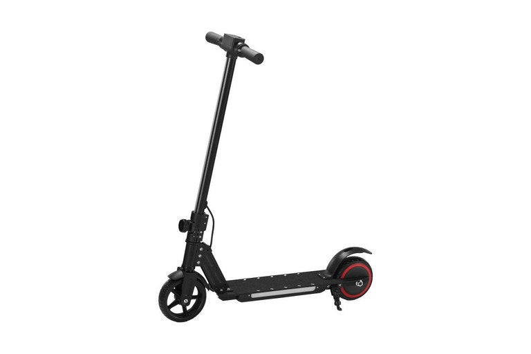 Electric Scooter 130W 16KM/H LED Light Folding Portable Riding Commuter Black