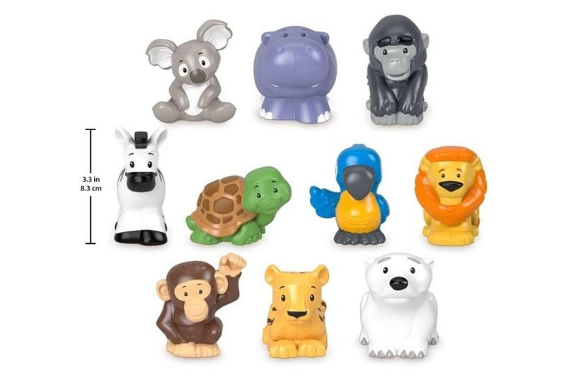 Fisher-Price: Little People 10-Piece Animal Pack Figure Set