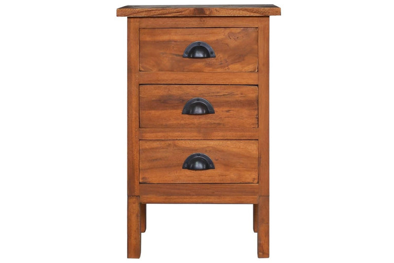 Bedside Cabinet 40X35x60 Cm Solid Teak Wood Bedside Tables