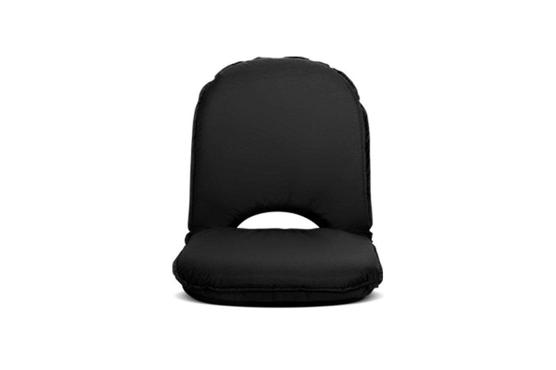 Artiss Floor Lounge Sofa Camping Chair Black