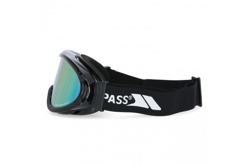 Trespass Adults Unisex Vickers Double Lens Snow Sport Ski Goggles (Black) (One Size)