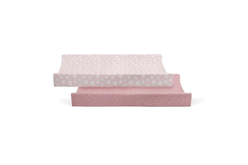 2PK Bubba Blue 48x82cm Nordic Waterproof Change Mat Cover Baby 0-12m Berry Rose