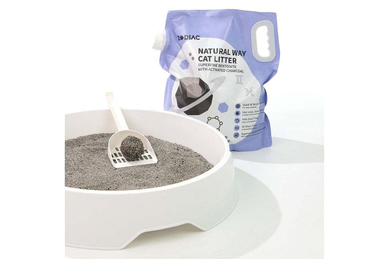 Zodiac Natural Way 4.5kg Superfine Bentonite w Activated Charcoal Cat Litter