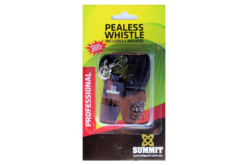 2PK Summit Sports Pealess Whistle for Referee Match Outdoor Training w Lanyard