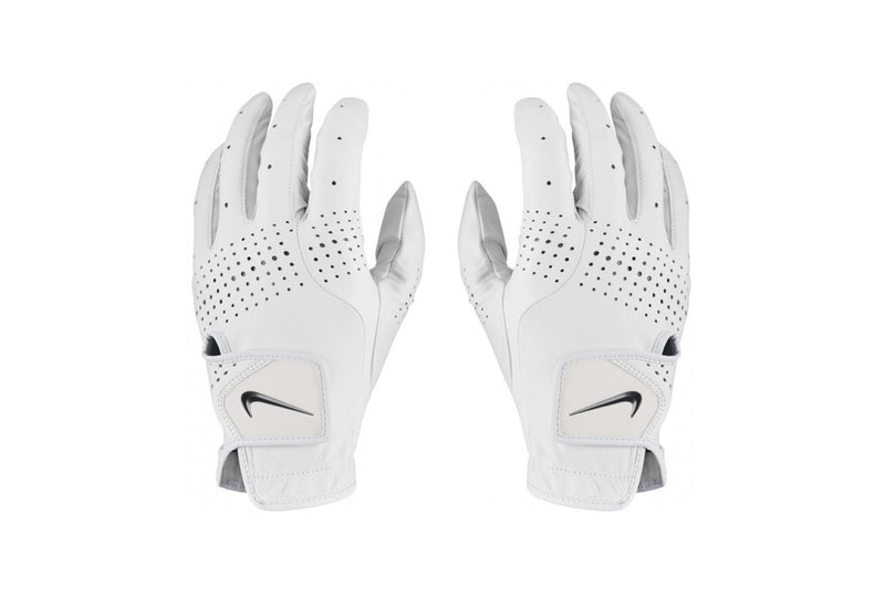 Nike Mens Tour Classic III Leather 2020 Right Hand Golf Glove (White) (S)