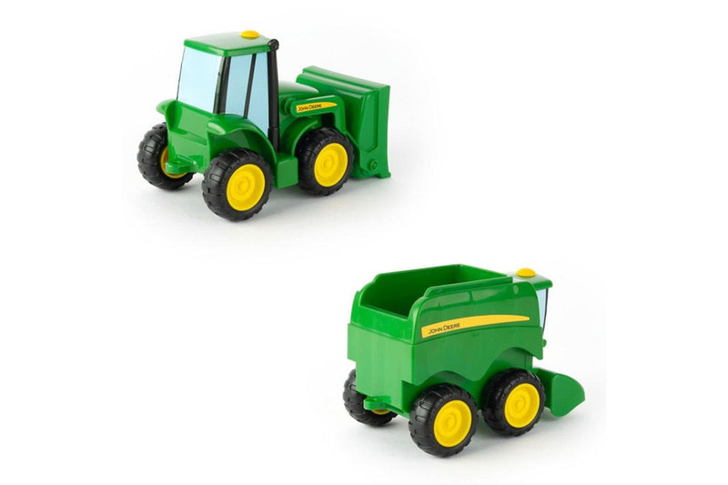 2pc John Deere Farmin' Friends Farm Vehicle Tractor Kids Children Toy 3y+ GRN