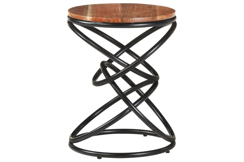 End Table 40x40x52 cm Solid Acacia Wood vidaXL