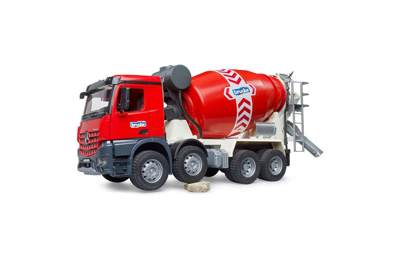 Bruder 1:16 Mb Arocs Cement Mixer Truck Scale Model Kids Play Toy Set 3y+