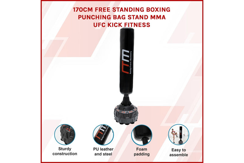 170cm Free Standing Boxing Punching Bag Stand MMA UFC Kick Fitness