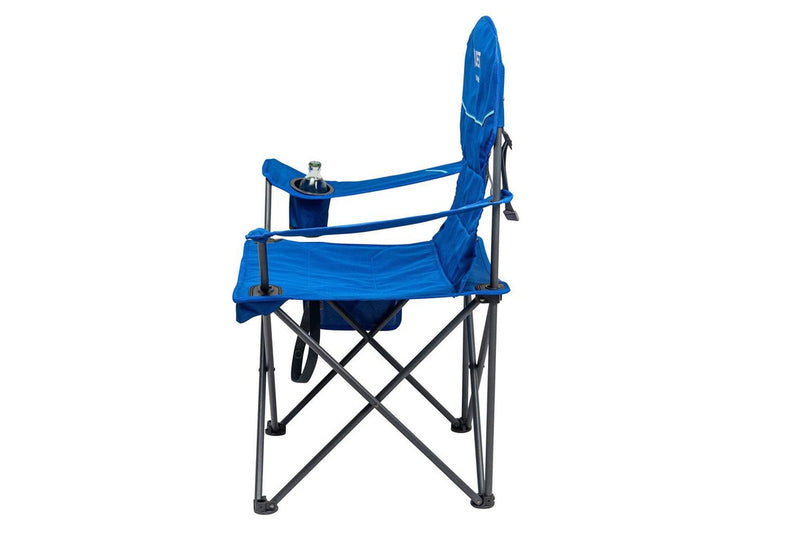 Quest Outdoors Steel Frame Polyester Little Mutha Camp Chair Regal Blue