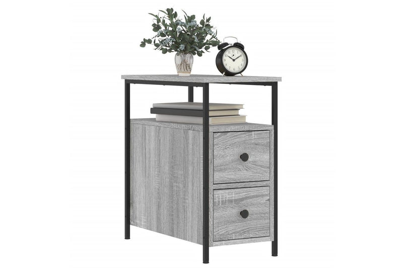 Bedside Cabinets 2 pcs Grey Sonoma 30x60x60 cm Engineered Wood vidaXL
