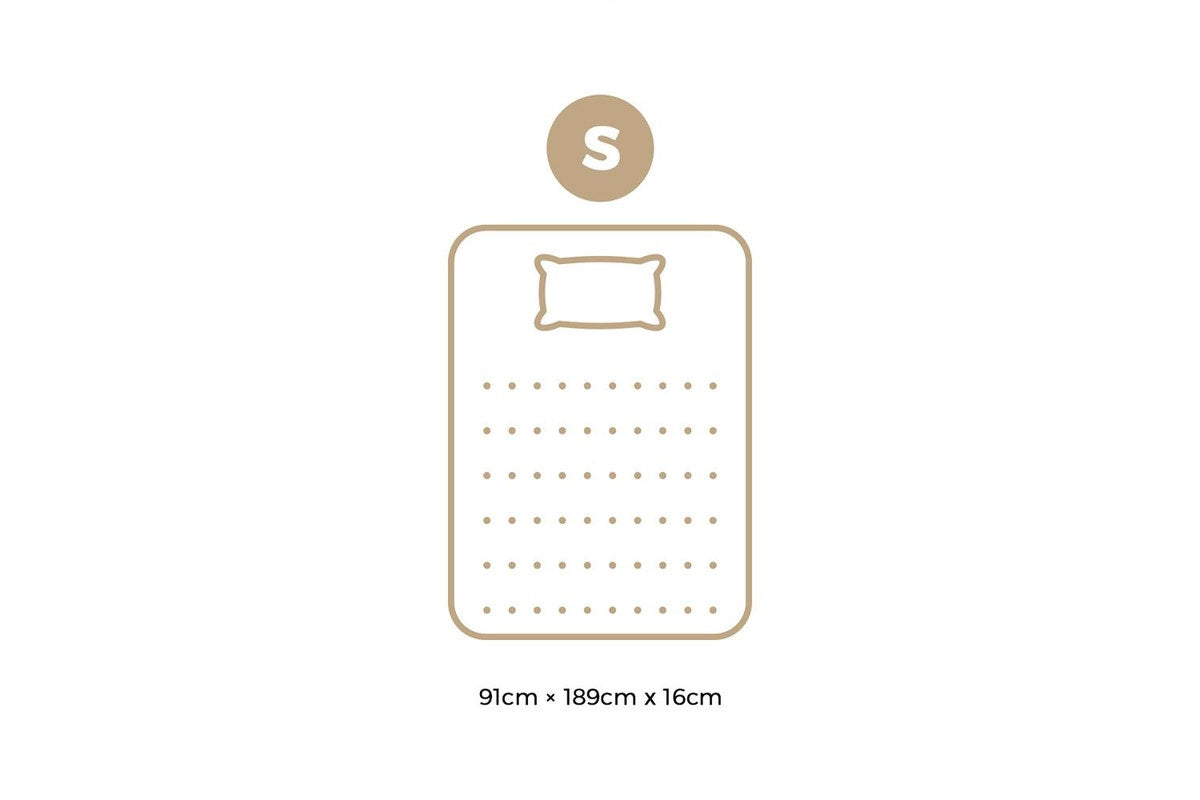 Costcom Single Mattress Boucle Bonnell Spring 16cm