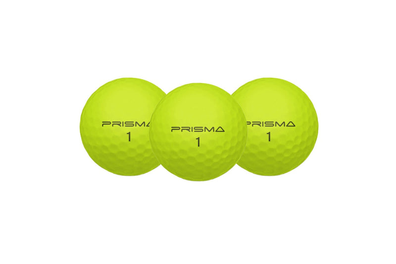 Masters Prisma Titanium Golf Balls (Pack Of 12) (Yellow) (One Size)