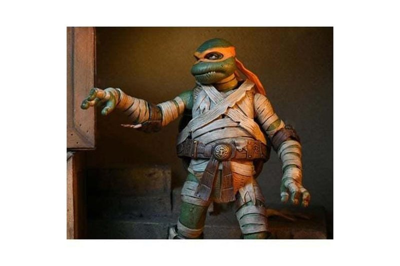 Universal Monsters x TMNT: Ultimate Michelangelo as The Mummy - 7" Figure