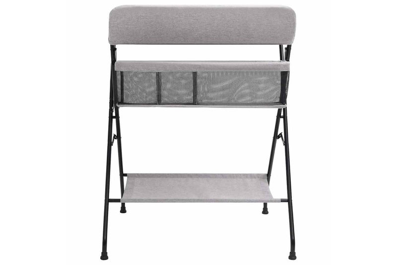 Changing Table Light Grey Iron vidaXL