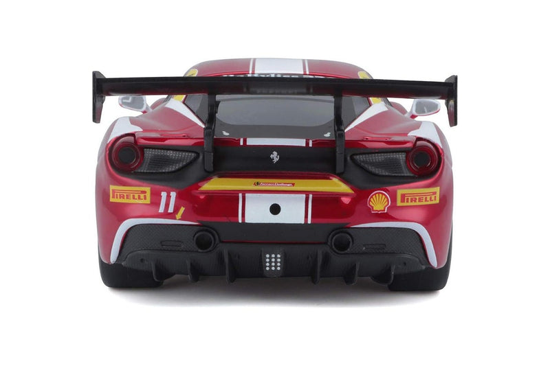 Bburago 1:24 Ferrari 488 Challenge No.11 Formula Racing Racing Sports Car 3+
