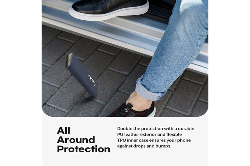 Goospery Samsung Galaxy S22 +/ S22 Plus Rich Diary Wallet Flip Case Leather Card Slots Magnetic Cover (Navy Blue)