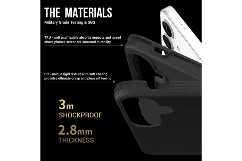 For Samsung Galaxy S25/S24 SupRShield Triangle Shockproof Case Heavy Duty Rugged Bumper Anti Knock Phone Back Cover (Red)