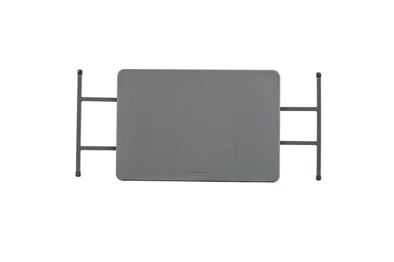 Quest 66cm Adjustable Camp Table Outdoor Camping Hiking Portable Desk Silver