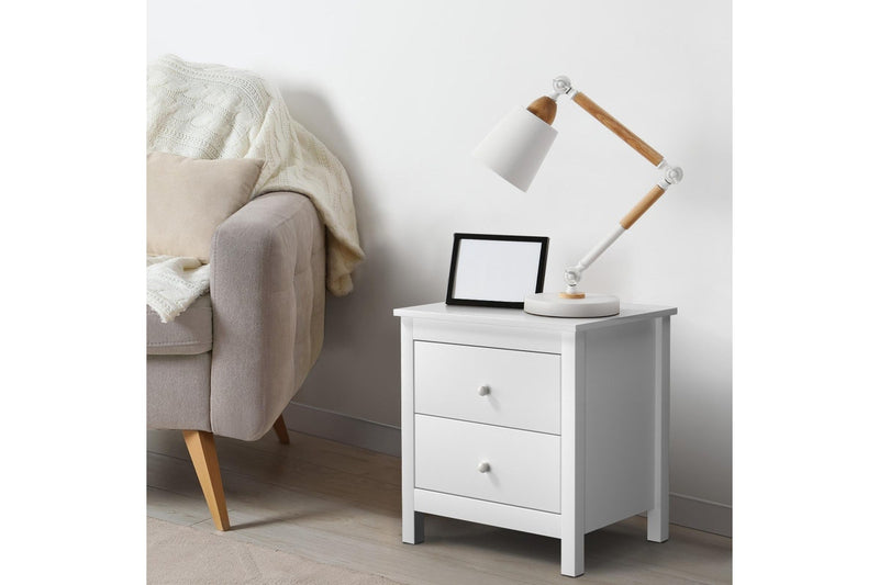 Oikiture Bedside Tables Set of 2 Nightstand Side Table