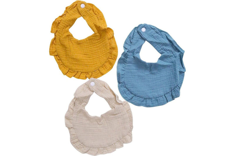 2x LVD Cotton Infant Baby Toddler Feeding Bibs S 3 Harbour 35x21cm Assorted