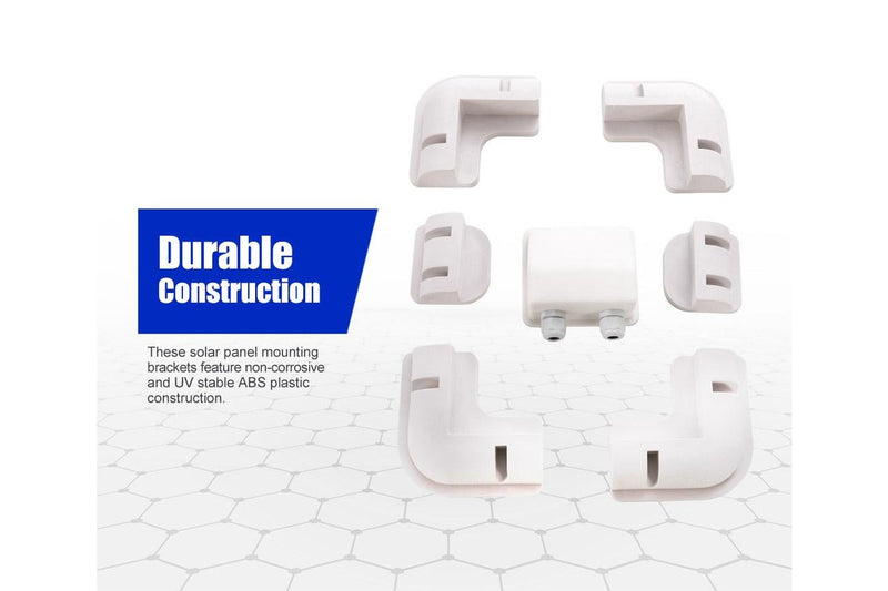 7Pcs Solar Panel Corner Mounting Brackets Kit