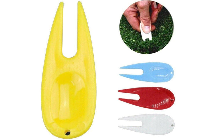 10pcs Golf Plastic Divot Repair Mimed Colour Sport Tool Marker Gole Tees