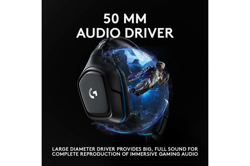 Logitech G432 7.1 Surround Sound Wired Gaming Headset