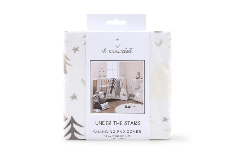 2x The Peanutshell Baby Polyester Changing Pad Cover Sleeve Under The Stars 81cm