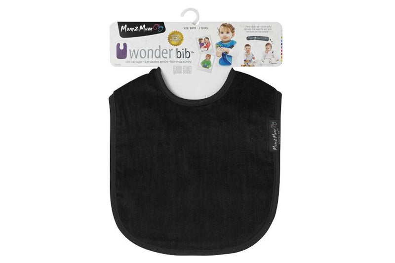 Mum 2 Mum: Standard Wonder Bib - Black