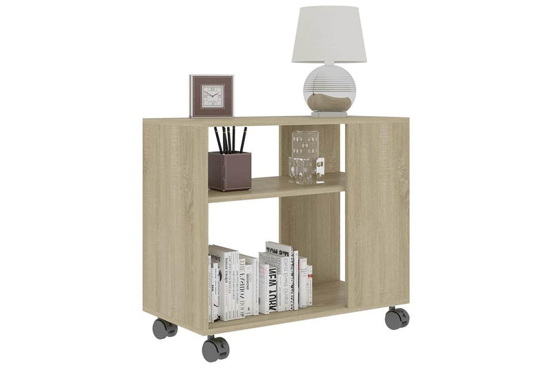 Side Table Sonoma Oak 70x35x55 cm Engineered Wood vidaXL