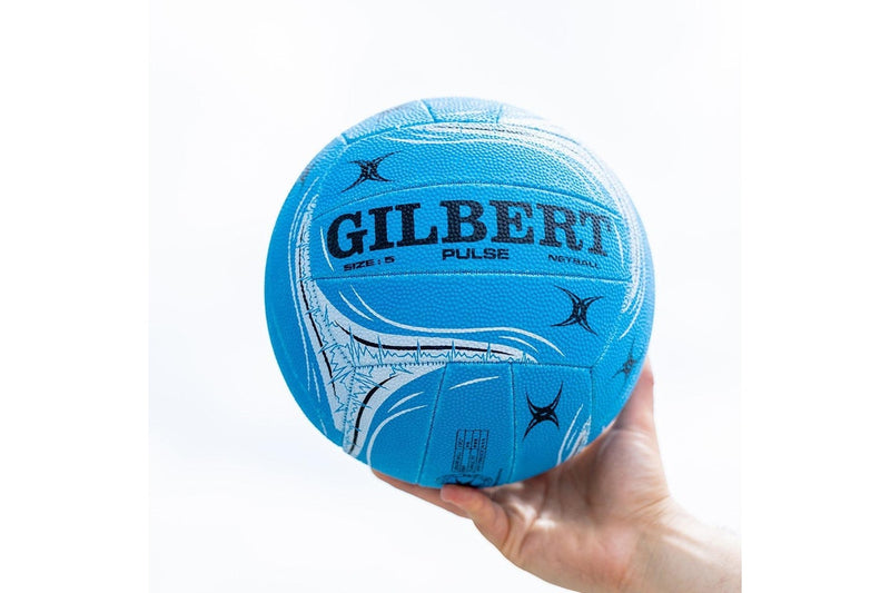 Gilbert Pulse Netball - Blue - Size 5