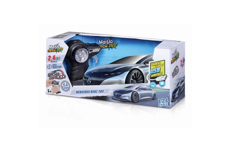 Maisto Tech RC Race Car EQS By Mercedes-EQ Kids Children Play Toy w Remote 5y+