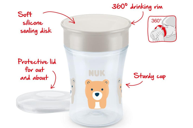 NUK: Evolution Magic Cup - Blue (230ml)