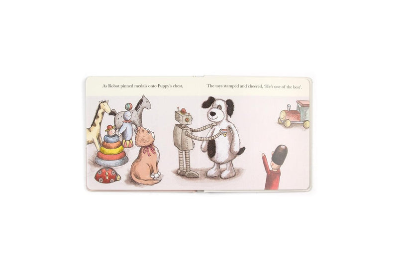 Jellycat: Scruffy Puppy - Baby Book