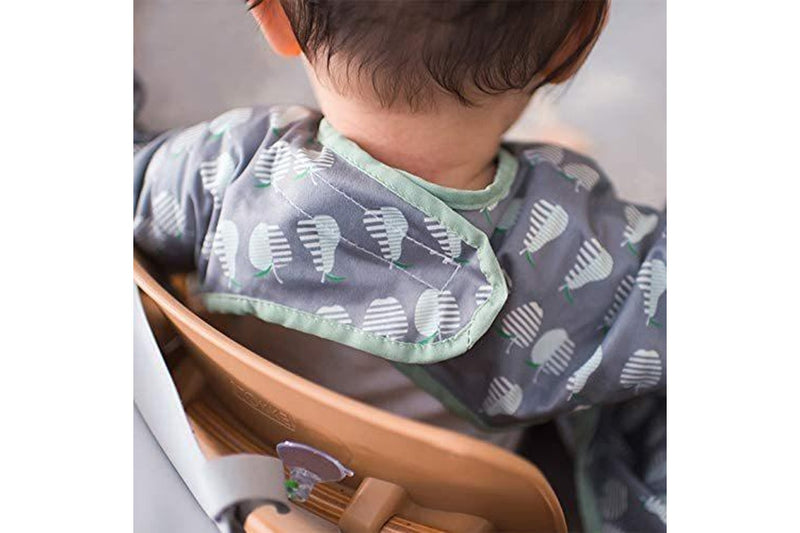 Tidy Tot: Long Sleeve Coverall Bib (for Kit) - Apples & Pears