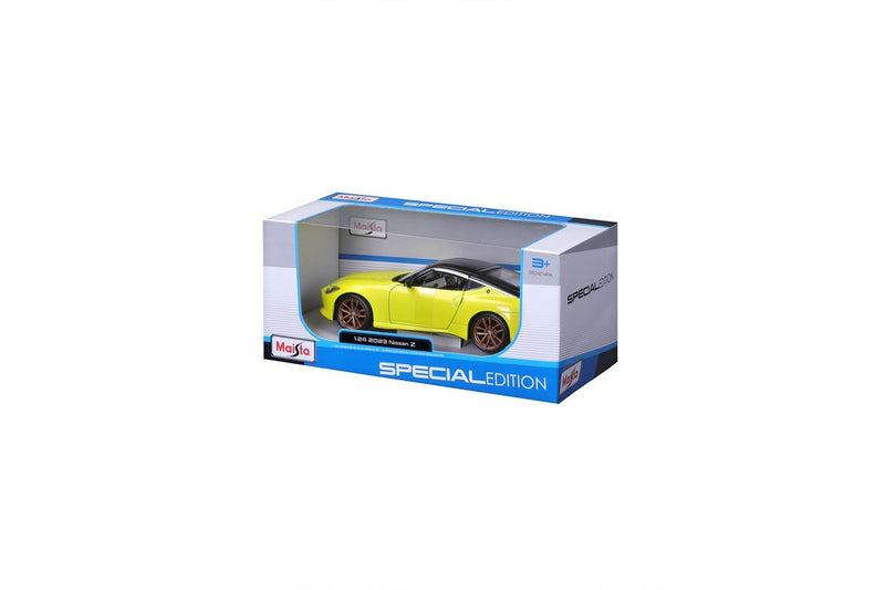 Maisto 1:24 2023 Nissan Z Model Car KidsModel Car Play Toy Yellow 3y+