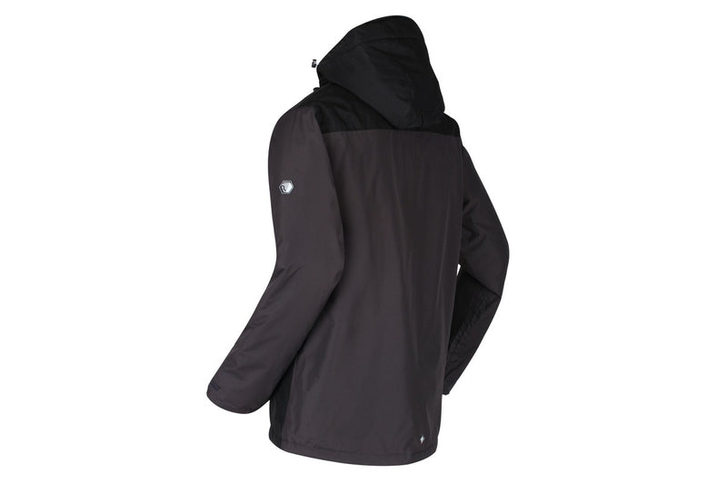 Regatta Mens Thornridge II Insulated Jacket (Ash/Black) (3XL)