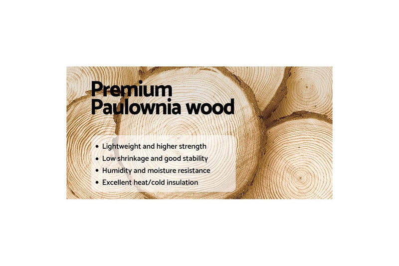 Artiss Bedside Table 1 Drawer with Shelf - EMMA White