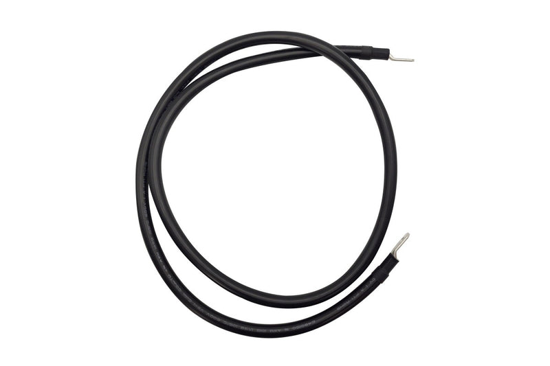 1.5m 1AWG Connector Cable Power Wire Black M8 Lug On Both Ends Superior Corrosion Resistance Inverter Car RV Marine