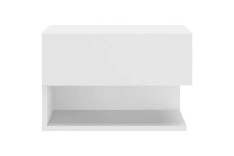 Wall Mounted Bedside Cabinets 2 Pcs White Bedside Tables