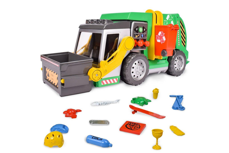 MAXX Action Motorized 3-in-1 Recycle Truck w Lights & Sounds 15 Accessories