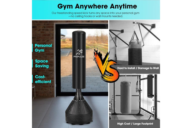 ProPulse Boxing Punching Bag Free Standing Speed Bag Adults Kick Training
