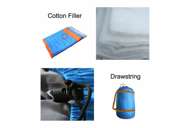 Costcom -10 degree Double Outdoor Camping Sleeping Bag Hiking Thermal Winter 220x150cm