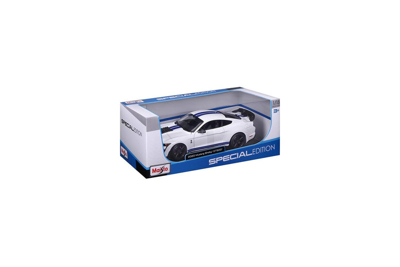 Maisto Special Edition 1:18 2020 Ford Mustang Shelby GT 500 WHT Model Car Toy 3+