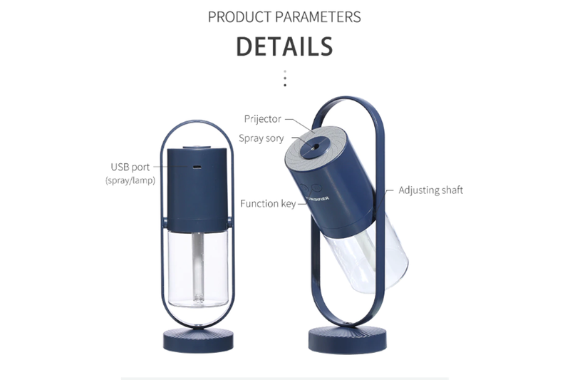 Portable Usb Colourful Light Humidifier Negative Ion Sprayer Humidifiers