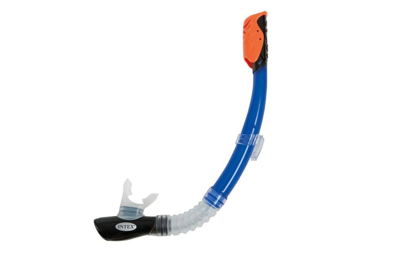 2x Intex Aqua Flow Pro Hyper-Flow Silicone Swimming Snorkel Kids 8y+ Assorted