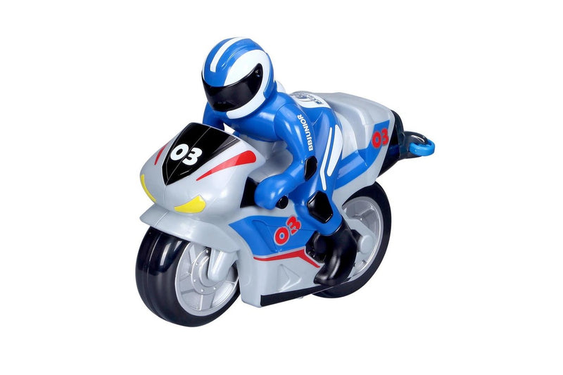 BB Junior My 1st Radio Control 21cm Motor Bike Spin & Stunt Kids Toy 2-5y Assort